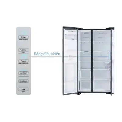 Tủ lạnh Samsung Inverter 635 lít Side By Side RS64R5301B4/SV