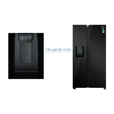 Tủ lạnh Samsung Inverter 635 lít Side By Side RS64R53012C/SV