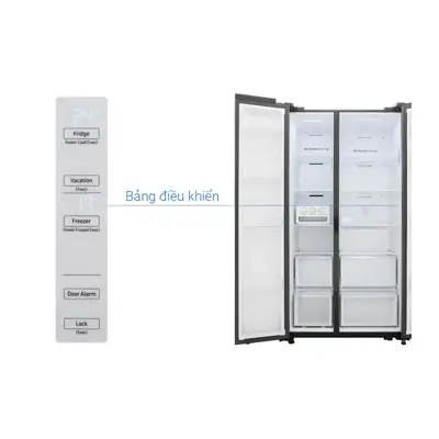 Tủ lạnh Samsung Inverter 655 lít Side By Side RS62R5001B4/SV