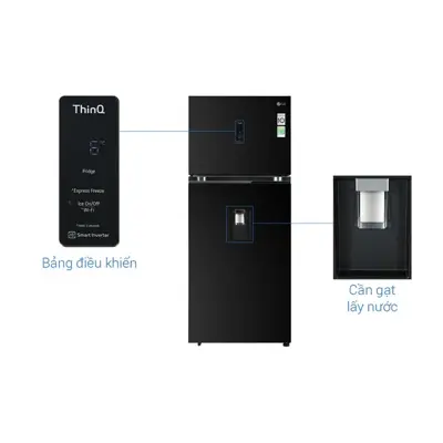 Tủ lạnh LG Inverter 374 lít GN-D372BLA