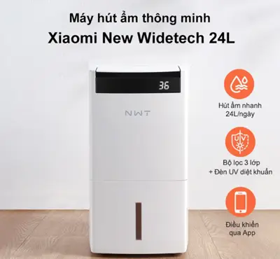 Máy hút ẩm New Widetech WDH24WU1 24L