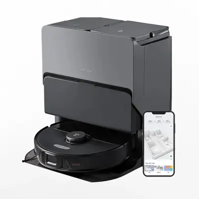 Robot hút bụi lau nhà tự động làm sạch Roborock S8 Max Ultra Màu Đen